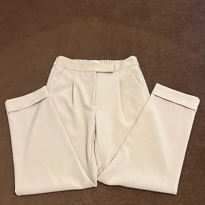 High Rise Straight Work Pants